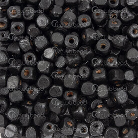 1110-240102-0602 - Wood Bead Cube 6x6mm Black Dyed 2mm Hole 100g app. 800pcs 1110-240102-0602,Beads,Wood,Cube,Bead,Natural,Wood,6x6mm,Square,Cube,Black,Black,Dyed,2mm Hole,China,montreal, quebec, canada, beads, wholesale