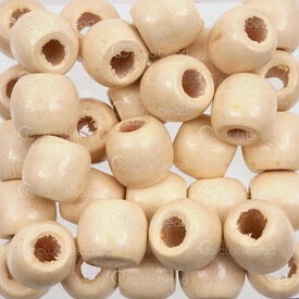 1110-240107-1202 - Wood Bead Baril 12x11mm Natural 5mm hole 1bag 90gr (app 150pcs) 1110-240107-1202,Beads,Wood,Other,montreal, quebec, canada, beads, wholesale
