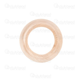 1110-240116-30 - Wood Bead Donut Round 30x6mm Natural Matte 18mm inner 25pcs 1110-240116-30,Beads,Wood,montreal, quebec, canada, beads, wholesale