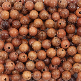 1110-241001-0602 - Wood Bead Round Blood sandal Wood 6mm 1bag 90gr 1110-241001-0602,Beads,Wood,Exotic,montreal, quebec, canada, beads, wholesale