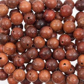 1110-241001-0802 - Wood Bead Round Blood sandal Wood 8mm 1bag 100gr (appr 340pcs) 1110-241001-0802,montreal, quebec, canada, beads, wholesale