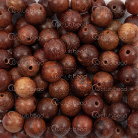 1110-241001-0806 - Wood Bead Round Rosewood 8mm 1bag 90gr (appr 300pcs) 1110-241001-0806,Beads,Wood,Exotic,montreal, quebec, canada, beads, wholesale