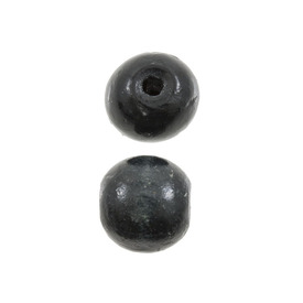 1110-2502-SAC - Wood Bead Round 12MM Black 90gr 1110-2502-SAC,12mm wood,montreal, quebec, canada, beads, wholesale