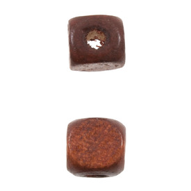 1110-2544-SAC - Wood Bead Cube 8MM Medium Brown 90gr 1110-2544-SAC,cube de bois,montreal, quebec, canada, beads, wholesale