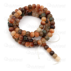 1110-5903-10 - Chapelet Mala Graine Bodhi Bille Cylindre 8x10mm 114pcs sur Fil Nylon 1pc 1110-5903-10,Bijoux finis,Malas en bois,montreal, quebec, canada, beads, wholesale