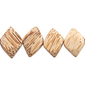 1110-6026-04 - Wood Bead Palmwood Free Form 17X28MM 16'' String Philippines 1110-6026-04,1110-60,Bead,Palmwood,Wood,Wood,17X28MM,Free Form,Beige,Philippines,16'' String,montreal, quebec, canada, beads, wholesale