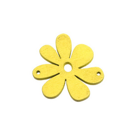 *DB-1110-8001-02 - Wood Bead Flower 30MM Yellow 2 Holes 10pcs *DB-1110-8001-02,Beads,Wood,Painted,30MM,Bead,Wood,Wood,30MM,Flower,Flower,Yellow,Yellow,2 Holes,China,montreal, quebec, canada, beads, wholesale