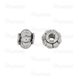 1111-0273-2 - Bille de Métal Baril 6x6mm Nickel Antique Trou 1.5mm 100pcs 1111-0273-2,1111-0273,montreal, quebec, canada, beads, wholesale