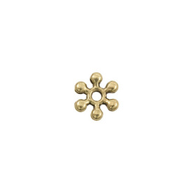 *1111-0302-GL - Metal Bead Spacer Daisy 1X7MM Antique Gold 100pcs *1111-0302-GL,montreal, quebec, canada, beads, wholesale