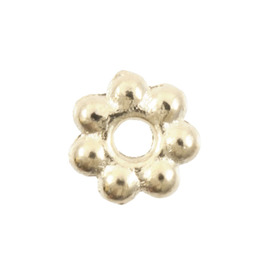1111-0306-GL - Metal Bead Spacer Daisy 6MM Gold Lead Free, Nickel Free 100pcs 1111-0306-GL,Bead,Spacer,Metal,Metal,6mm,Flower,Daisy,Gold,Lead Free, Nickel Free,China,100pcs,montreal, quebec, canada, beads, wholesale