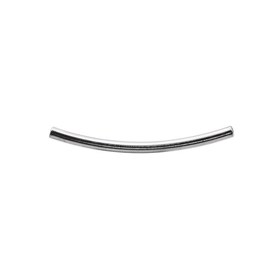 1111-0412 - Metal Bead Tube Curved 22MM Black Nickel 100pcs 1111-0412,montreal, quebec, canada, beads, wholesale