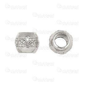 1111-0440-02 - Metal Bead Fancy Round With Engraved Design 9x9mm Silver 5mm Hole 20pcs 1111-0440-02,11.28,Metal,Bead,Fancy,Metal,Metal,9x9mm,Round,Round,With Engraved Design,Grey,Silver,5mm Hole,China,montreal, quebec, canada, beads, wholesale