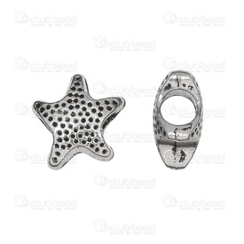 1111-0440-06 - Metal Bead Star 12.5x12.5mm Antique Nickel 20pcs 1111-0440-06,11.28,Metal,Bead,Metal,Metal,12.5x12.5mm,Star,Antique Nickel,20pcs,montreal, quebec, canada, beads, wholesale