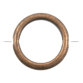 1111-0802-OXCO - Metal Bead Ring 13MM Antique Copper With Hole 50pcs 1111-0802-OXCO,montreal, quebec, canada, beads, wholesale