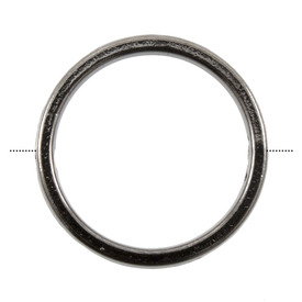 1111-0804-BN - Metal Bead Ring 25MM Black Nickel With Hole 25pcs 1111-0804-BN,montreal, quebec, canada, beads, wholesale