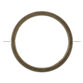 1111-0804-OXBR - Metal Bead Ring Circle 25MM Antique Brass With Hole 25pcs 1111-0804-OXBR,Beads,Metal,Others,25pcs,Bead,Ring,Metal,Metal,25MM,Round,Circle,Brass,Antique,With Hole,montreal, quebec, canada, beads, wholesale