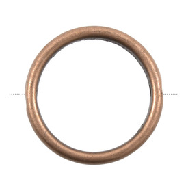 1111-0804-OXCO - Metal Bead Ring 25MM Antique Copper With Hole 25pcs 1111-0804-OXCO,montreal, quebec, canada, beads, wholesale