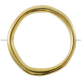 1111-0812-GL - Metal Bead Ring Irregular Circle 18MM Gold With Hole 25pcs 1111-0812-GL,Bead,Ring,Metal,Metal,18MM,Round,Irregular Circle,Gold,With Hole,China,25pcs,montreal, quebec, canada, beads, wholesale