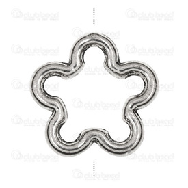1111-0816-WH - Metal Bead Daisy 16mm Antique Silver 20pcs 1111-0816-WH,Beads,Metal,Geometric forms,Bead,Metal,Metal,16MM,Daisy,Antique Silver,China,20pcs,montreal, quebec, canada, beads, wholesale
