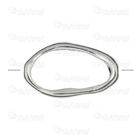 1111-0818-WH - Metal Bead Ring Irregular Oval 24x14mm Antique silver With Hole 10pcs 1111-0818-WH,10pcs,Metal,Bead,Ring,Metal,Metal,24x14mm,Round,Irregular Oval,Antique Silver,With Hole,China,10pcs,montreal, quebec, canada, beads, wholesale