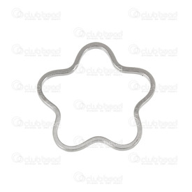 1111-0824-WH - Metal Ring Flat Flower 20x20mm Natural Wire Size 1x1mm 50pcs 1111-0824-WH,Beads,Metal,Others,Metal,Ring,Flower,Flat,20X20MM,Grey,Natural,Metal,Wire Size 1x1mm,50pcs,China,montreal, quebec, canada, beads, wholesale
