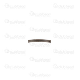 1111-1050-BN - Metal Bead Tube Curved 14x2mm antique nickel Nickel Free 1mm Hole 100pcs 1111-1050-BN,Bille de metal tube,montreal, quebec, canada, beads, wholesale