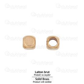 1111-1101-C04 - Solid Brass Bead Cube Rounded 4mm Natural 2.5mm Hole 100pcs 1111-1101-C04,4mm,Bead,Metal,Solid Brass,4mm,Square,Cube,Rounded,Yellow,Natural,2.5mm Hole,China,100pcs,montreal, quebec, canada, beads, wholesale