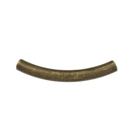 1111-1140-OXBR - Metal Bead Brass Base Tube Curved 15MM Antique Brass Nickel Free 100pcs 1111-1140-OXBR,Beads,Metal,Brass,Tube,Bead,Brass Base,Metal,Metal,15MM,Cylinder,Tube,Curved,Brass,Antique,montreal, quebec, canada, beads, wholesale