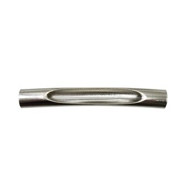 1111-1142 - Metal Bead Brass Base Curved Tube With Hole 32MM Nickel Nickel Free 50pcs 1111-1142,montreal, quebec, canada, beads, wholesale