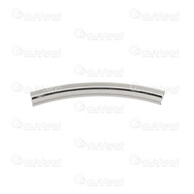 1111-1152-WH - Metal Bead Tube Curved 25x3mm Nickel Nickel Free 100pcs 1111-1152-WH,Beads,Metal,Brass,100pcs,Bead,Metal,Metal,25x3mm,Cylinder,Tube,Curved,Nickel,Nickel Free,China,montreal, quebec, canada, beads, wholesale