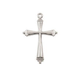 1111-1214-WH - Metal Pendant Cross Religious 25X38MM Nickel 10pcs 1111-1214-WH,Clearance by Category,Metal,Cross,Pendant,Metal,Metal,25X38MM,Cross,Religious,Grey,Nickel,China,10pcs,montreal, quebec, canada, beads, wholesale