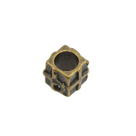 1111-1318-OXBR - Bille de Métal Cylindre de Fantaisie Carré 8MM Laiton Antique Trou Large 20pcs 1111-1318-OXBR,Métal,20pcs,Bille,Métal,Métal,8MM,Cylindre de Fantaisie,Carré,Laiton,Antique,Large Hole,Chine,20pcs,montreal, quebec, canada, beads, wholesale