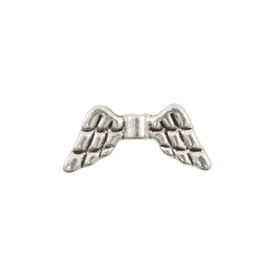 1111-1328-OXWH - Bille de Métal Ailes d'Ange 10X20MM Nickel Antique 50pcs 1111-1328-OXWH,montreal, quebec, canada, beads, wholesale