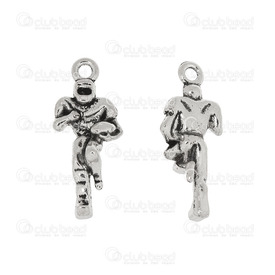 1111-5000-008 - Metal Pendant Football player 10x24mm Antique Nickel 35pcs  Theme: Sport 1111-5000-008,Metal,Pendant,Metal,Metal,10X24MM,Football player,Grey,Antique Nickel,China,35pcs,Theme: Sport,montreal, quebec, canada, beads, wholesale