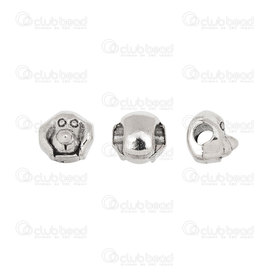 1111-5010-16 - Animal Metal bead Dog Face 11.3x11.5mm hole 4.5mm Nickel 10pcs 2.9gr 1111-5010-16,montreal, quebec, canada, beads, wholesale