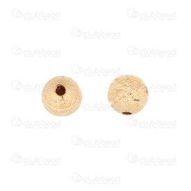 1111-5268-06GL - Brass Stardust Bead Round 6mm Fancy Design 1.5mm hole Gold 50pcs 1111-5268-06GL,Beads,montreal, quebec, canada, beads, wholesale