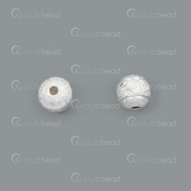 1111-5268-06SL - Brass Stardust Bead Round 6mm Fancy Design 1.5mm hole Silver 50pcs 1111-5268-06SL,1111-,montreal, quebec, canada, beads, wholesale