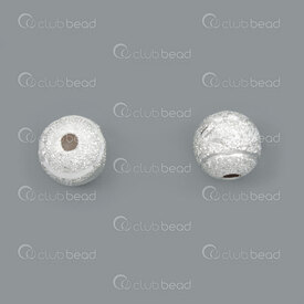 1111-5268-08SL - Brass Stardust Bead Round 8mm Fancy Design 1mm hole Silver 50pcs 1111-5268-08SL,Beads,Metal,montreal, quebec, canada, beads, wholesale
