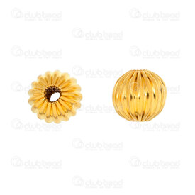 1111-5278-06GL - Brass Fancy Bead 6mm Lined Design 1.2mm hole Gold 50pcs 1111-5278-06GL,Beads,Metal,Others,montreal, quebec, canada, beads, wholesale