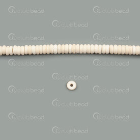 1112-0071-06 - Semi Precious Stone Bead Spacer 4.5x2mm Beige Turquoise 1.2mm hole (app 175pcs) 16.5'' String 1112-0071-06,montreal, quebec, canada, beads, wholesale