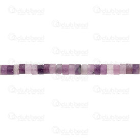 1112-0071-H-18 - Natural Semi Precious Stone Bead Heishi Spacer 2.5x4mm Syringa 0.8mm hole (approx. 144pcs) 15" String 1112-0071-H-18,separateur 8mm,montreal, quebec, canada, beads, wholesale