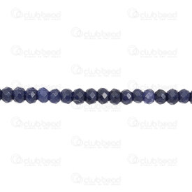 1112-0072-F-16 - Natural Semi Precious Stone Bead Spacer 4.5x6mm Dark Blue Malaysian Jade 1mm hole (app 80pcs) 16.5\'\' String 1112-0072-F-16,1112-,montreal, quebec, canada, beads, wholesale