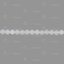 1112-0603-6MM - Natural Semi Precious Stone Bead White Quartz Round 6mm 0.8mm Hole 15.5" String 1112-0603-6MM,Bead,Natural,Semi-precious Stone,6mm,Round,Round,China,15.5'' String,White Quartz,montreal, quebec, canada, beads, wholesale