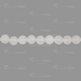 1112-0603-8MM - Natural Semi Precious Stone Bead White Quartz Round 8mm 0.8mm Hole 15.5" String 1112-0603-8MM,Bead,Natural,Semi-precious Stone,8MM,Round,Round,China,15.5'' String,White Quartz,montreal, quebec, canada, beads, wholesale