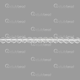 1112-0605-4MM - Reconstructed Semi Precious Stone Bead Crystal Quartz Round 4mm 0.5mm Hole 15.5" String 1112-0605-4MM,Bead,Reconstituted,Natural,Semi-precious Stone,4mm,Round,Round,China,15.5'' String,Crystal Quartz,montreal, quebec, canada, beads, wholesale
