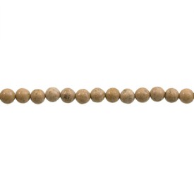 *1112-0620-8MM - Semi-precious Stone Bead Round 8MM Desert Jasper 16'' String *1112-0620-8MM,montreal, quebec, canada, beads, wholesale