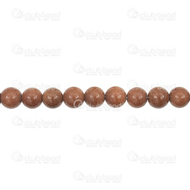 1112-0626-8MM - Synthetic Stone Bead Red Goldstone Round 8mm 0.8mm Hole 15in String 1112-0626-8MM,1112-06,8MM,Bead,Natural,Semi-precious Stone,8MM,Round,Round,China,15.5'' String,Goldstone,montreal, quebec, canada, beads, wholesale