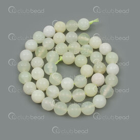 1112-0627-2-8mm - Natural Semi Precious Stone Bead Xinshan Jade Round 8mm 0.8mm hole 15in String 1112-0627-2-8mm,fs,montreal, quebec, canada, beads, wholesale