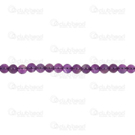 1112-0639-4MM - Natural Semi-Precious Stone Bead Prestige Round 4mm Amethyst 0.5mm Hole 15in String (app88pcs) India 1112-0639-4MM,1112-0639,Bead,Prestige,Natural,Natural Semi-Precious Stone,4mm,Round,Round,Mauve,0.5mm Hole,India,15in String (app88pcs),Amethyst,montreal, quebec, canada, beads, wholesale
