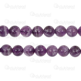 1112-0639-B-10mm - Natural Semi-Precious Stone Bead Prestige Round Grade B 10mm Amethyst 1mm Hole 15in String (app38pcs) India 1112-0639-B-10mm,Bille de Pierre Fine,15in String (app38pcs),Bead,Prestige,Natural,Natural Semi-Precious Stone,10mm,Round,Round,Grade B,Mauve,1mm Hole,India,15in String (app38pcs),montreal, quebec, canada, beads, wholesale